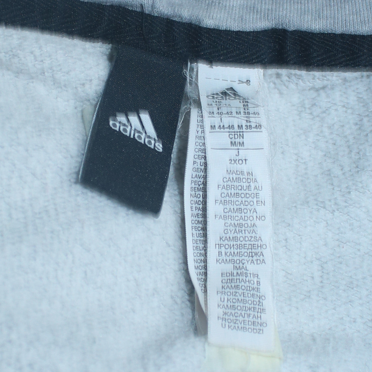 Adidas Womens Grey Full Zip Hoodie Size M, Hooded Sweatshirt