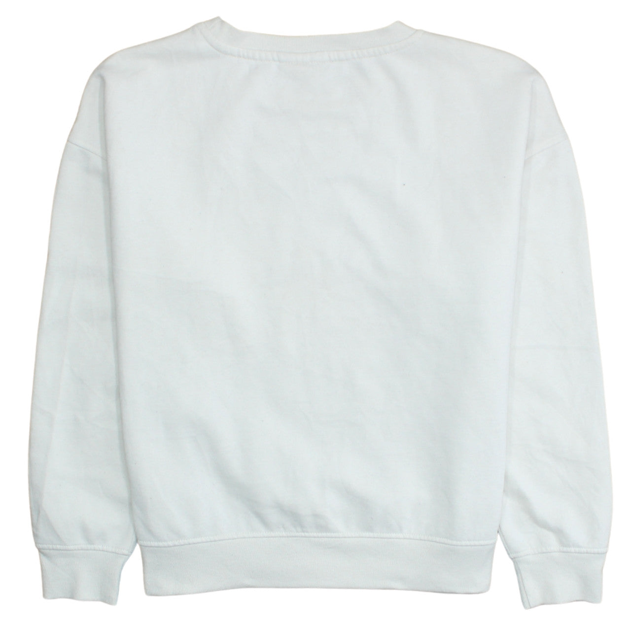 Disney Women White Mickey Mouse Pullover Sweatshirt Size M