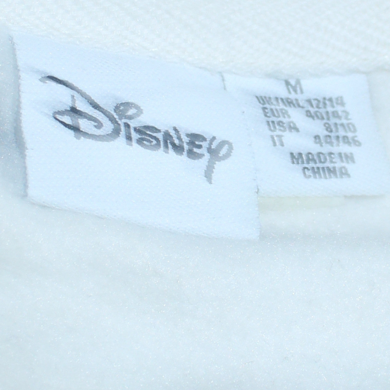 Disney Women White Mickey Mouse Pullover Sweatshirt Size M