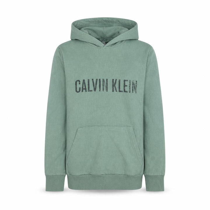 Calvin Klein Women’s Green Pullover Hoodie Size S Cotton Blend