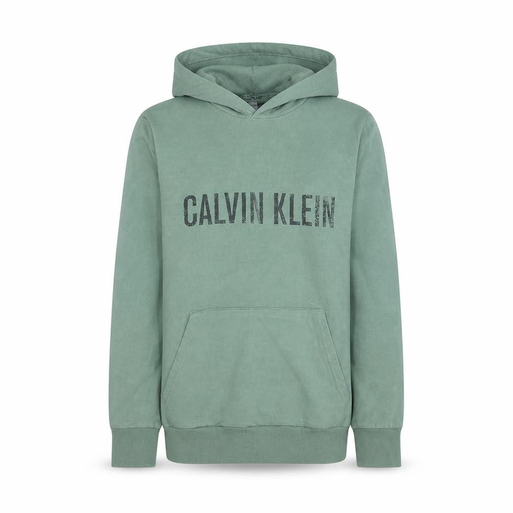 Calvin Klein Women’s Green Pullover Hoodie Size S Cotton Blend