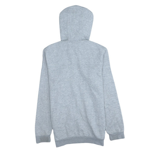 Adidas Boys Grey Full Zip Hoodie 11-12 Years Regular Fit Sportswear