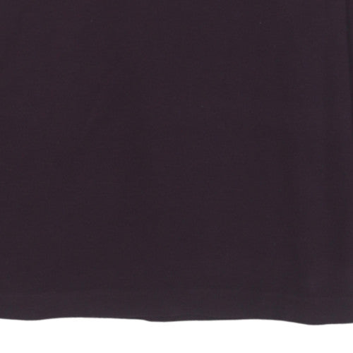Fred Perry Men’s Purple Long Sleeve Slim Fit Polo Shirt M