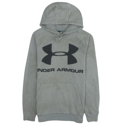 Under Armour Women's Grey Pullover Hoodie Small Lightweight Logo