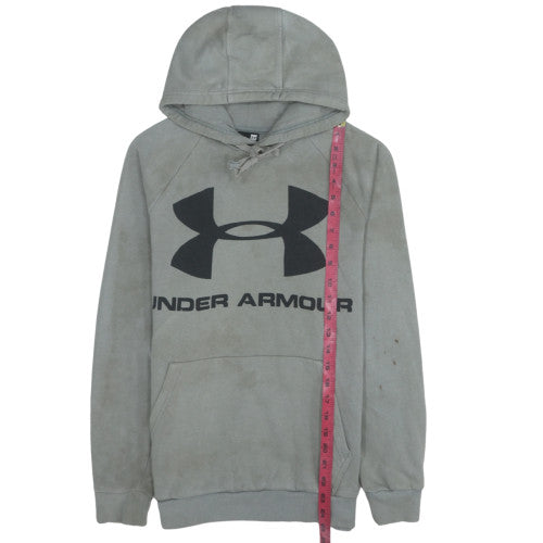 Under Armour Women's Grey Pullover Hoodie Small Lightweight Logo