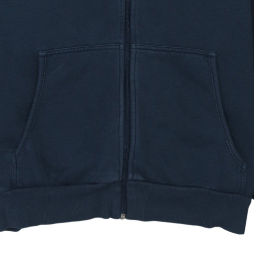 Fila Men's Navy Blue Full Zip Hoodie XL Cotton Blend Casual Sweatshirt