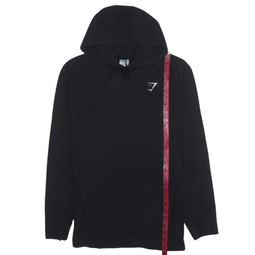 Gymshark Mens Black 2XL Pullover Hoodie Athletic Fit
