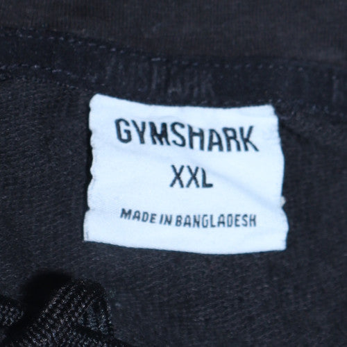 Gymshark Mens Black 2XL Pullover Hoodie Athletic Fit