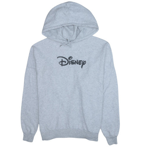 Disney Women's Grey XL Pullover Hoodie with Logo Print
