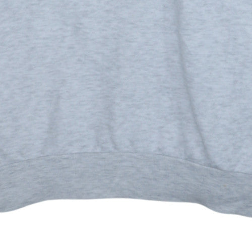 Disney Women's Grey XL Pullover Hoodie with Logo Print