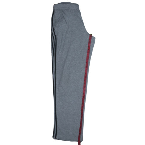 Adidas Men's Grey L Sweatpants Essentials Straight Leg Trousers