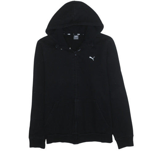 Puma Mens Black XL Full Zip Hoodie Sweatshirt Classic Style