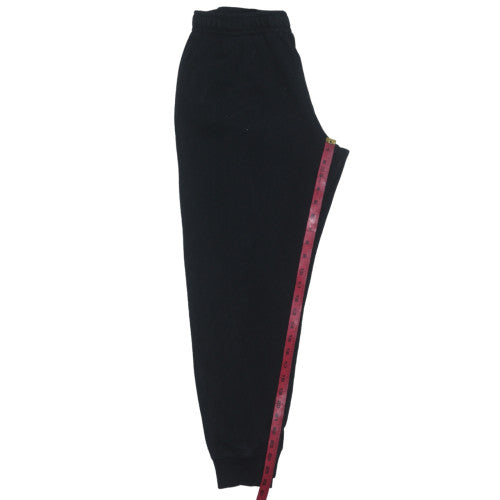 Nike Men's Black Fleece Sweatpants S Regular Fit Elastic Waist