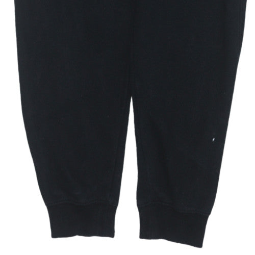 Nike Men's Black Fleece Sweatpants S Regular Fit Elastic Waist