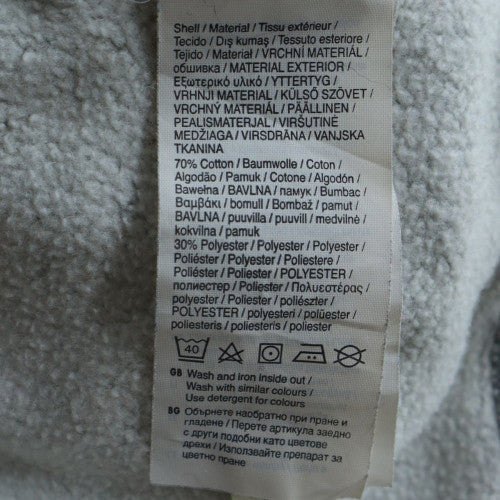 Puma Men's Grey Full Zip Hoodie Size L Regular Fit Sportswear
