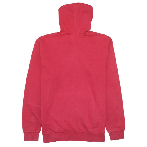 Umbro Men's Red Pullover Hoodie Medium Cotton Blend Graphic Logo