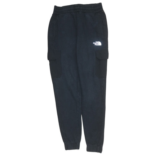 The North Face Women's Black Cargo Fleece Tapered Trousers Size S
