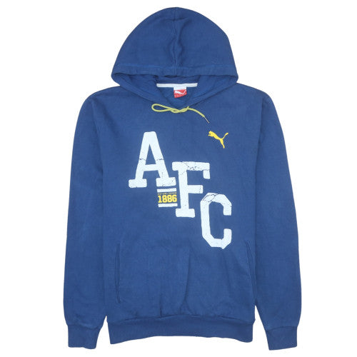 Puma Men Blue XL Pullover Hoodie AFC 1886 Logo Sportswear