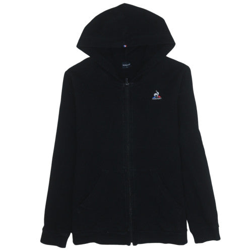 Le Coq Sportif Men's Black Full Zip Hoodie Size L Cotton Blend