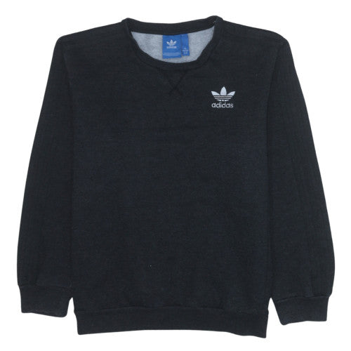 Adidas Men's Black XL Crew Neck Pullover Sweatshirt