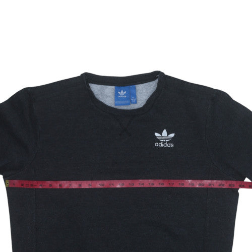 Adidas Men's Black XL Crew Neck Pullover Sweatshirt