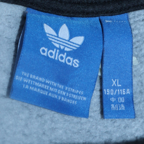 Adidas Men's Black XL Crew Neck Pullover Sweatshirt