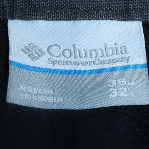 Columbia Men's Blue Walking Trousers 36W 32L Lightweight Hiking Pants