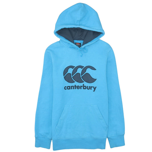 Canterbury Men's Blue Pullover Hoodie Size M Sports Fleece