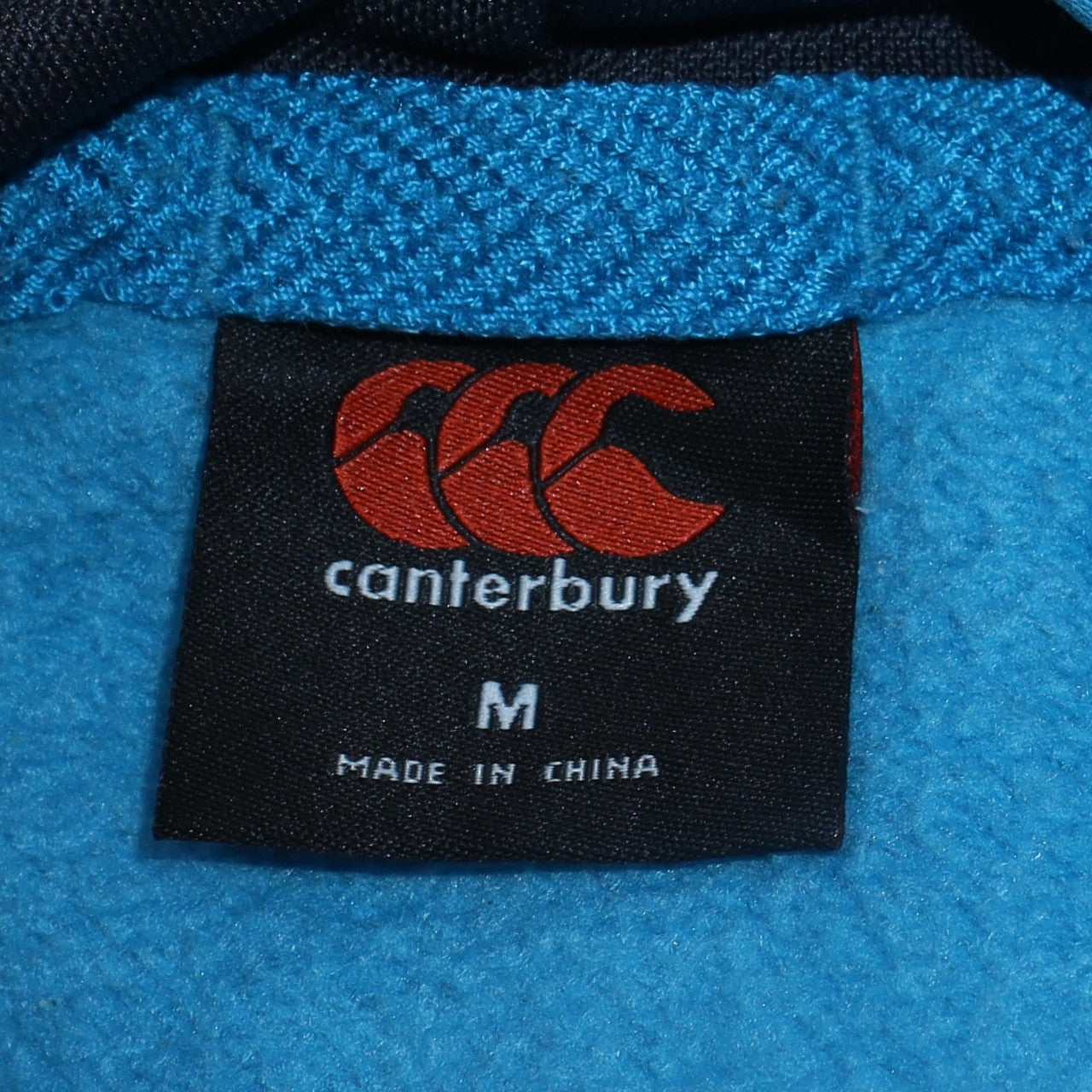 Canterbury Men's Blue Pullover Hoodie Size M Sports Fleece