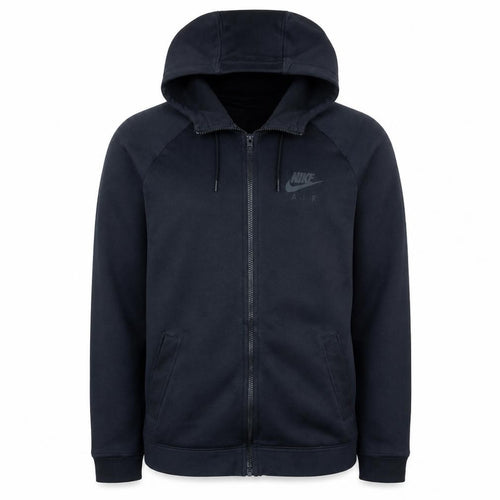 Nike Men's Black Full Zip Hoodie Size L Sports Fleece Sweatshirt