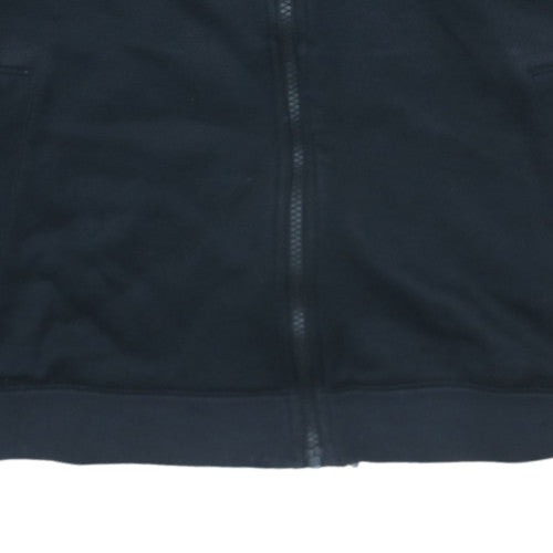 Nike Men's Black Full Zip Hoodie Size L Sports Fleece Sweatshirt