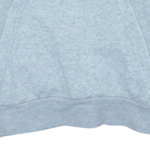 Adidas Men's Grey Pullover Hoodie Size S Sports Logo Fleece