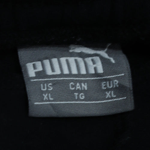 Puma Men's Black XL Jogger Fleece Activewear Trousers