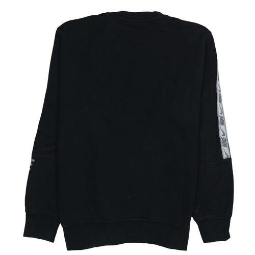 Nike Men's Black Sweatshirt M Pullover Crew Neck Logo Sportswear