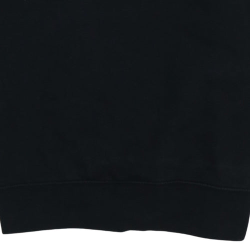 Nike Men's Black Sweatshirt M Pullover Crew Neck Logo Sportswear