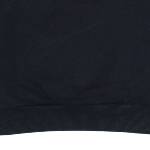 Puma Women's Black XS Crew Neck Pullover Sweatshirt Logo Print