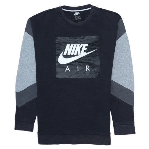 Nike Men’s Black XS Pullover Sweatshirt Crew Neck Logo Fleece