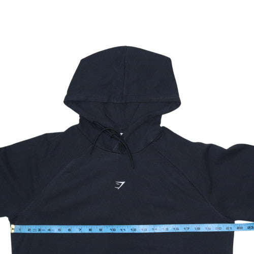 Gymshark Mens Black Pullover Hoodie Size M Regular Fit