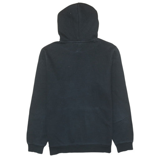 Puma Womens Black Pullover Hoodie Medium Logo Front Casual Style