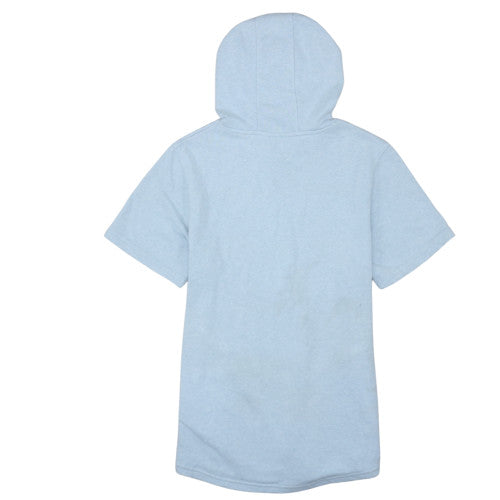Under Armour Boys Blue Short Sleeve Pullover Hoodie Size XL 158-170cm