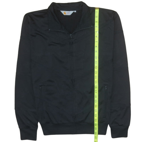 Carhartt Men's Black L Dakota Track Jacket Full Zip Polyester