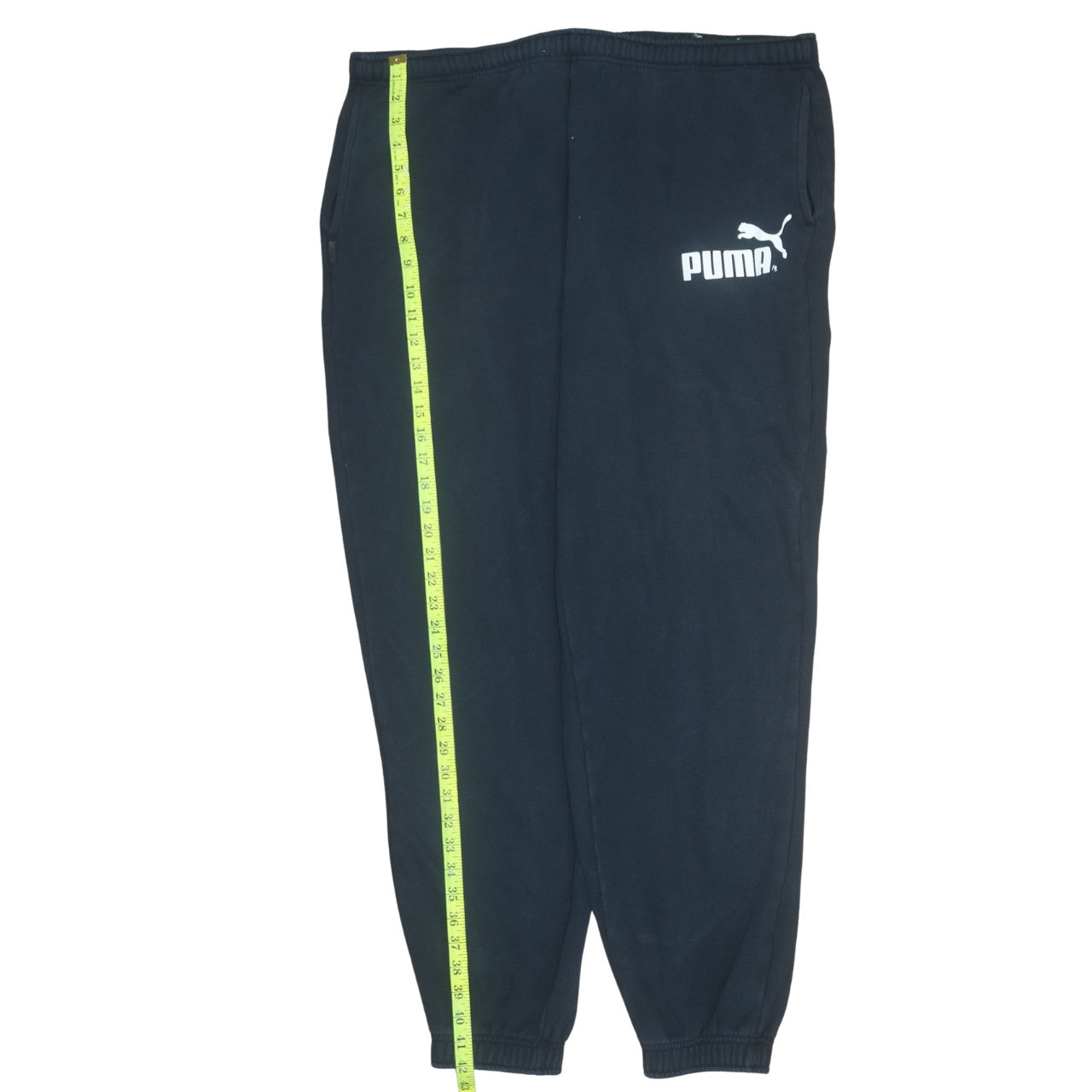 Puma Men’s Black 2XL Jogger Sweatpants Fleece Lined