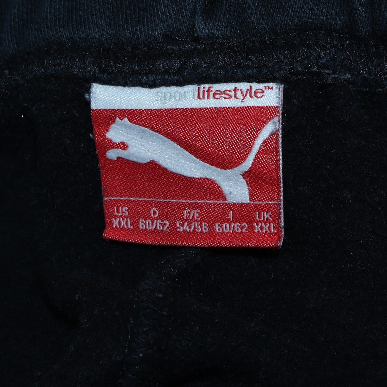 Puma Men’s Black 2XL Jogger Sweatpants Fleece Lined