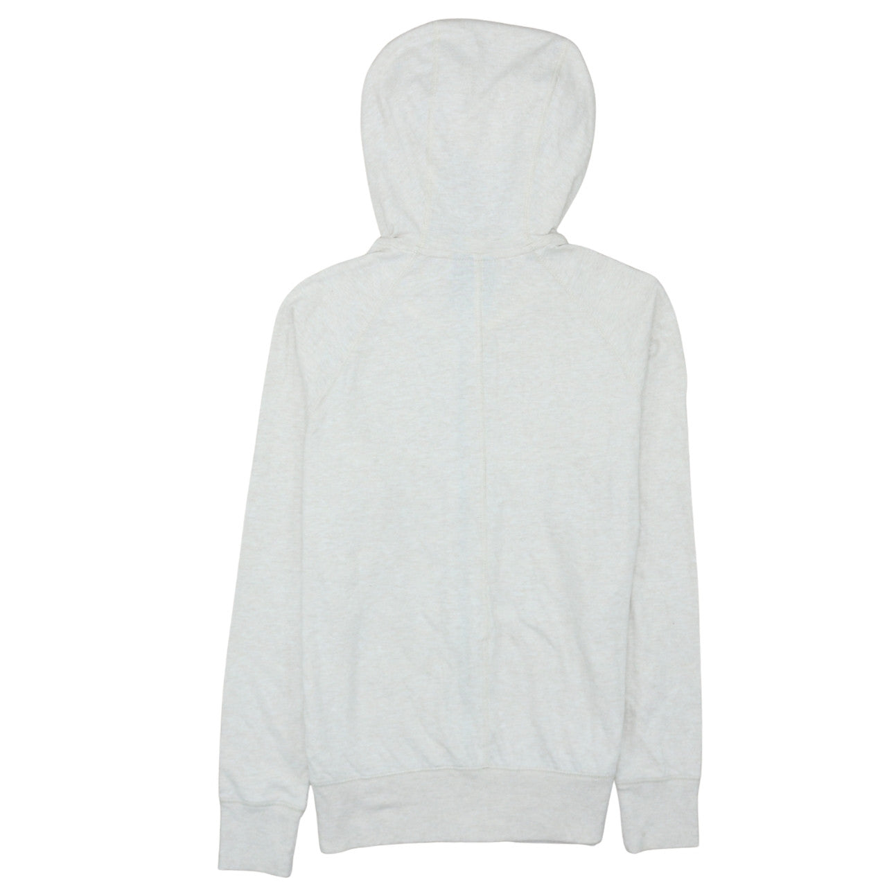 Nike Womens Beige Full Zip Hoodie Medium Organic Cotton Blend