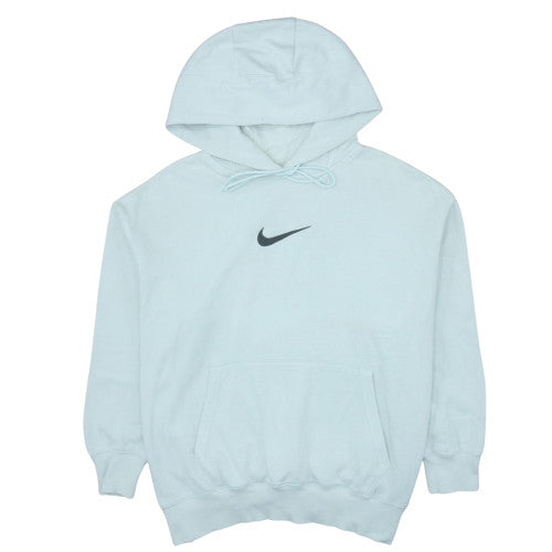 Nike Women’s Blue Pullover Hoodie Size L Soft Fleece Casual