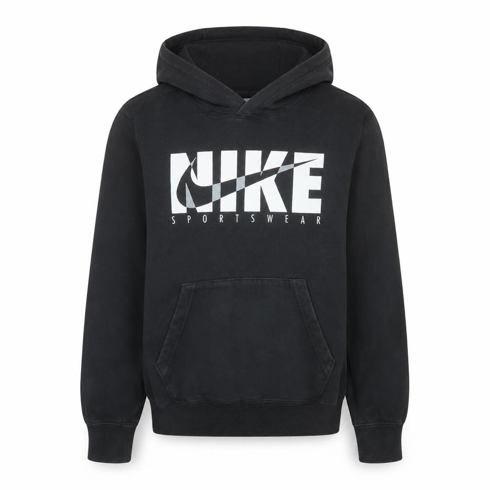 Nike Womens Black XS Pullover Hoodie Sportswear Graphic Print