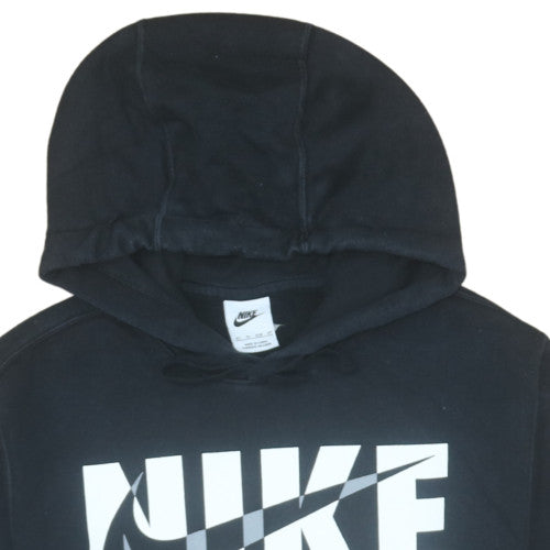 Nike Womens Black XS Pullover Hoodie Sportswear Graphic Print
