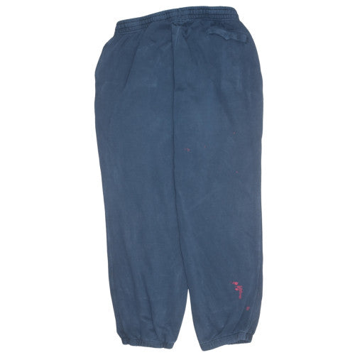 Nike Men's Blue 2XL Fleece Sweatpants with Elastic Waist