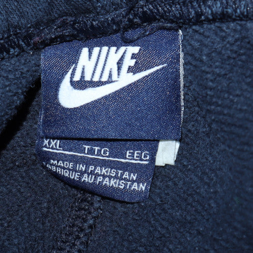 Nike Men's Blue 2XL Fleece Sweatpants with Elastic Waist