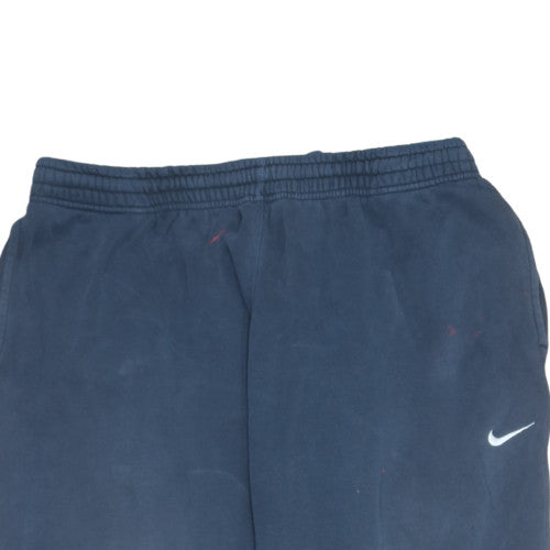 Nike Men's Blue 2XL Fleece Sweatpants with Elastic Waist